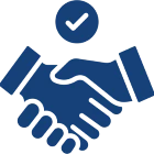 Business agreement symbol