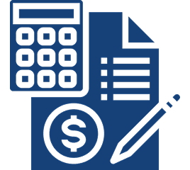 Accounting essentials graphic design.