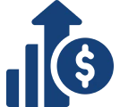Increasing profits illustration